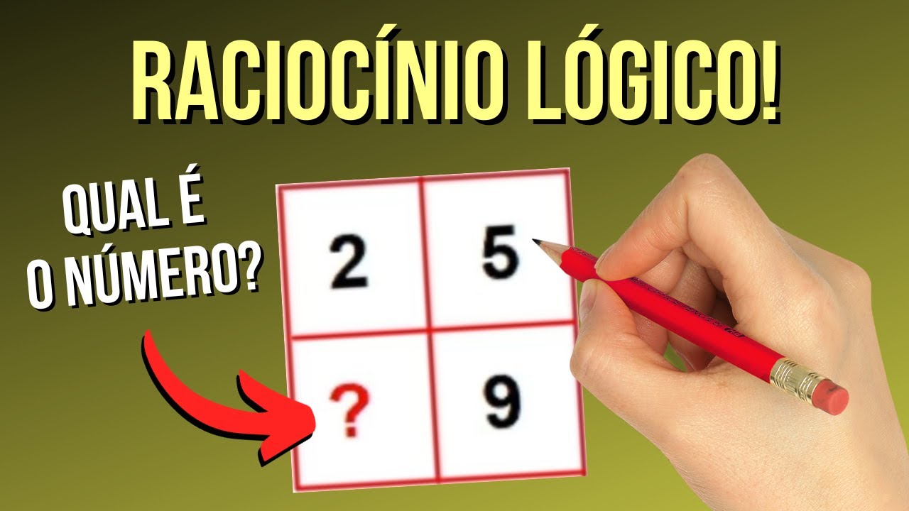 RACIOCÍNIO LÓGICO! 😱 SERÁ QUE VOCÊ CONSEGUE RESOLVER? | MATEMÁTICA BÁSICA | LÓGICA MATEMÁTICA