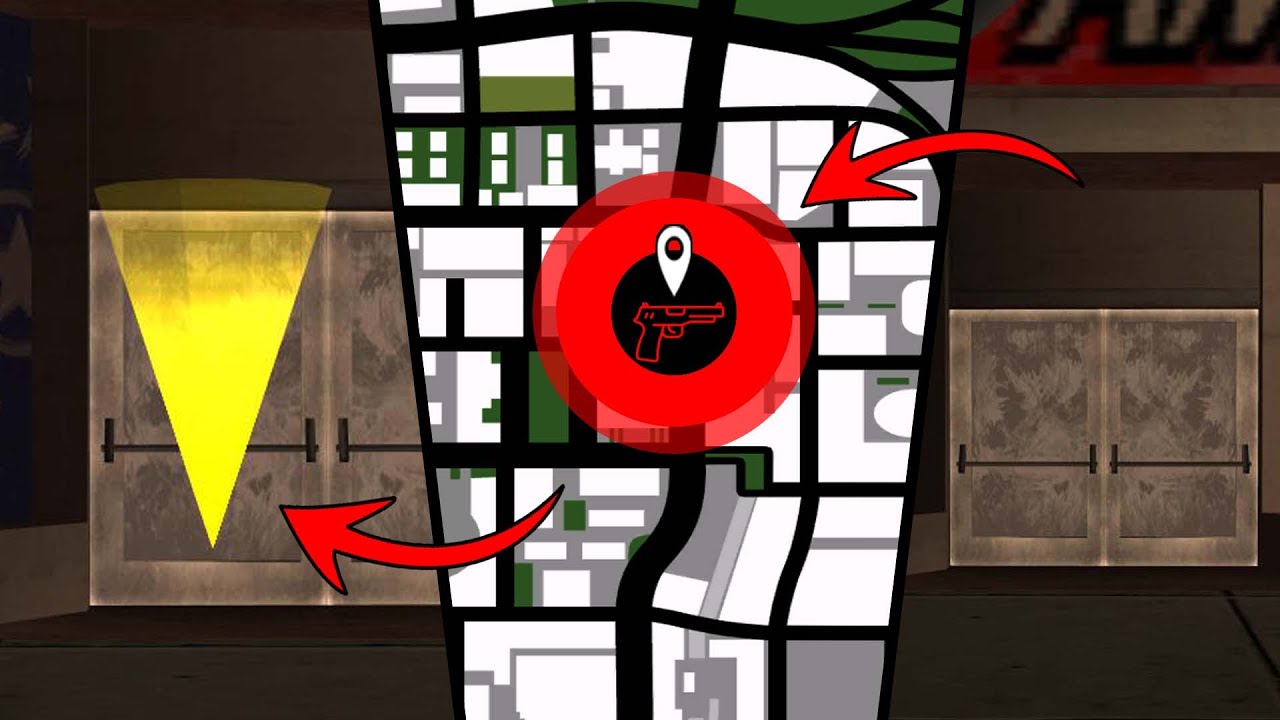 How to Buy Weapons and Unlock Weapons Shop in GTA San Andreas - (Guns Shop)