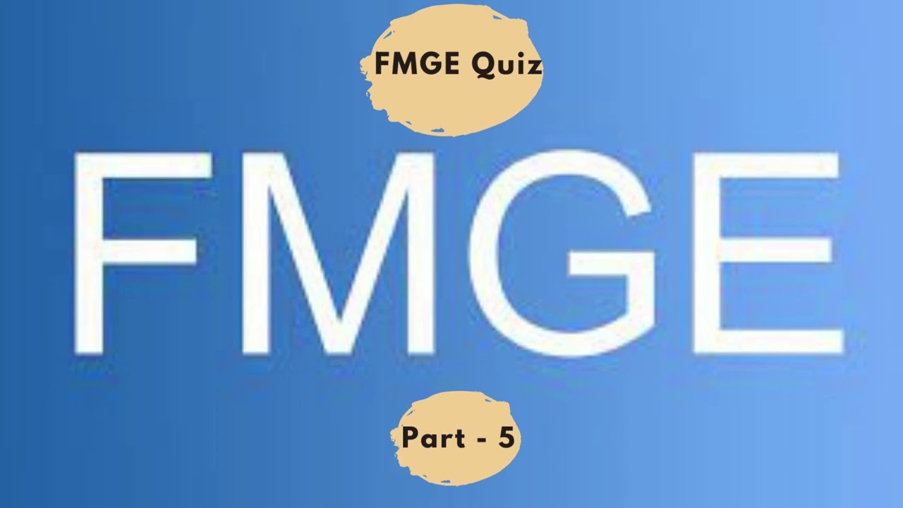 FMGE Questions & Answers Part - 5 | Foreign Medical Graduates Examination | Pharma Knowledge Online