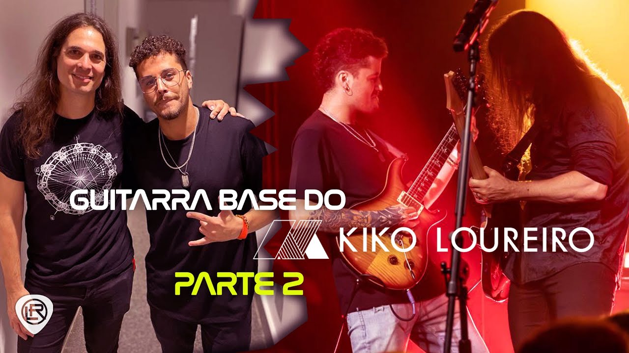Tocando com o Kiko Loureiro - Guitarra Base - VLOG Pt. 2
