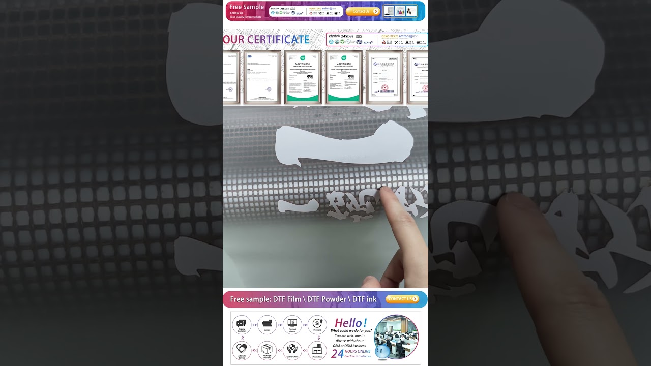 👉 Jinlong DTF White Ink Transfer | Efficient Printing & Smart Powder Shaking Workflow #dtfprinting