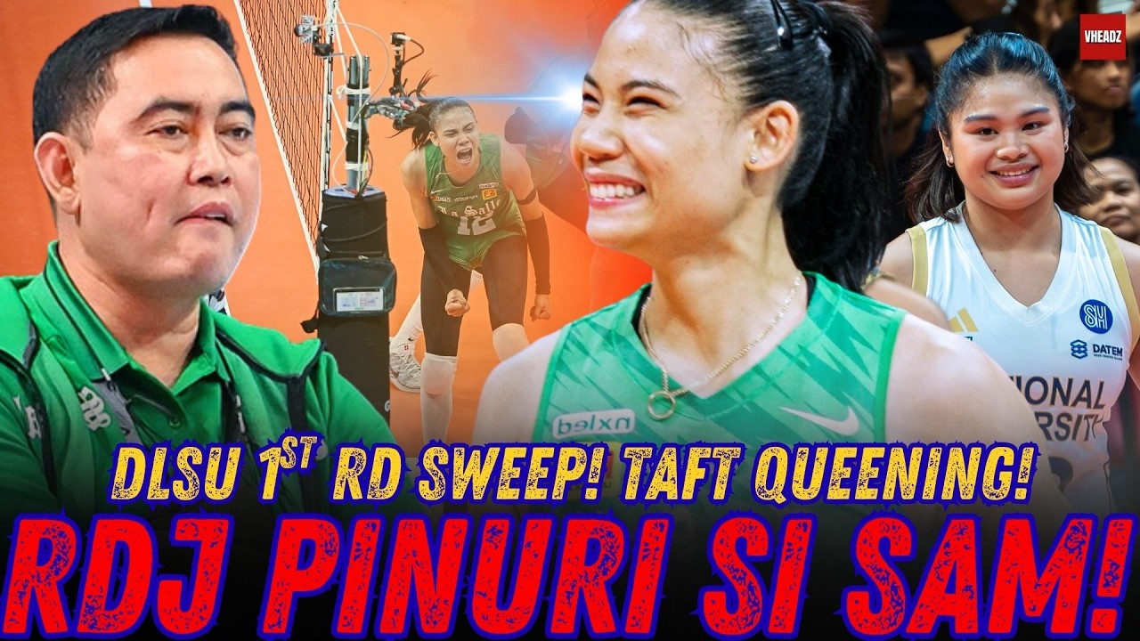Streak ends! Angel Canino & Shevana Laput lead DLSU! Statement win vs NU! Sam Cantada pinuri ni RDJ.