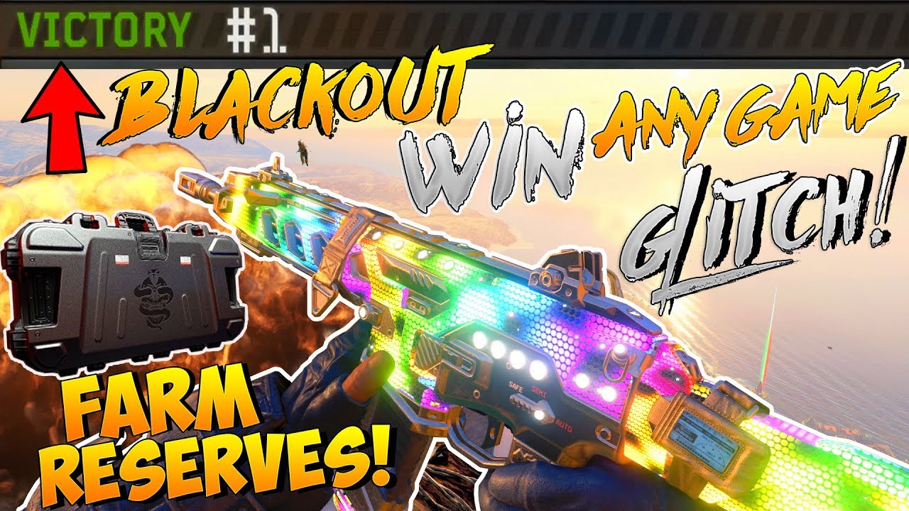 BO4 GLITCHES: INSANE WIN ANY BLACKOUT GAME GLITCH + FARM RESERVES/XP WITH THIS!! (BLACKOUT GLITCHES)