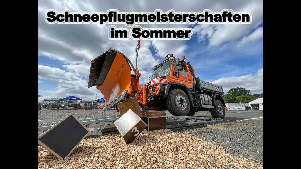 Schneepflugmeisterschaften im Sommer