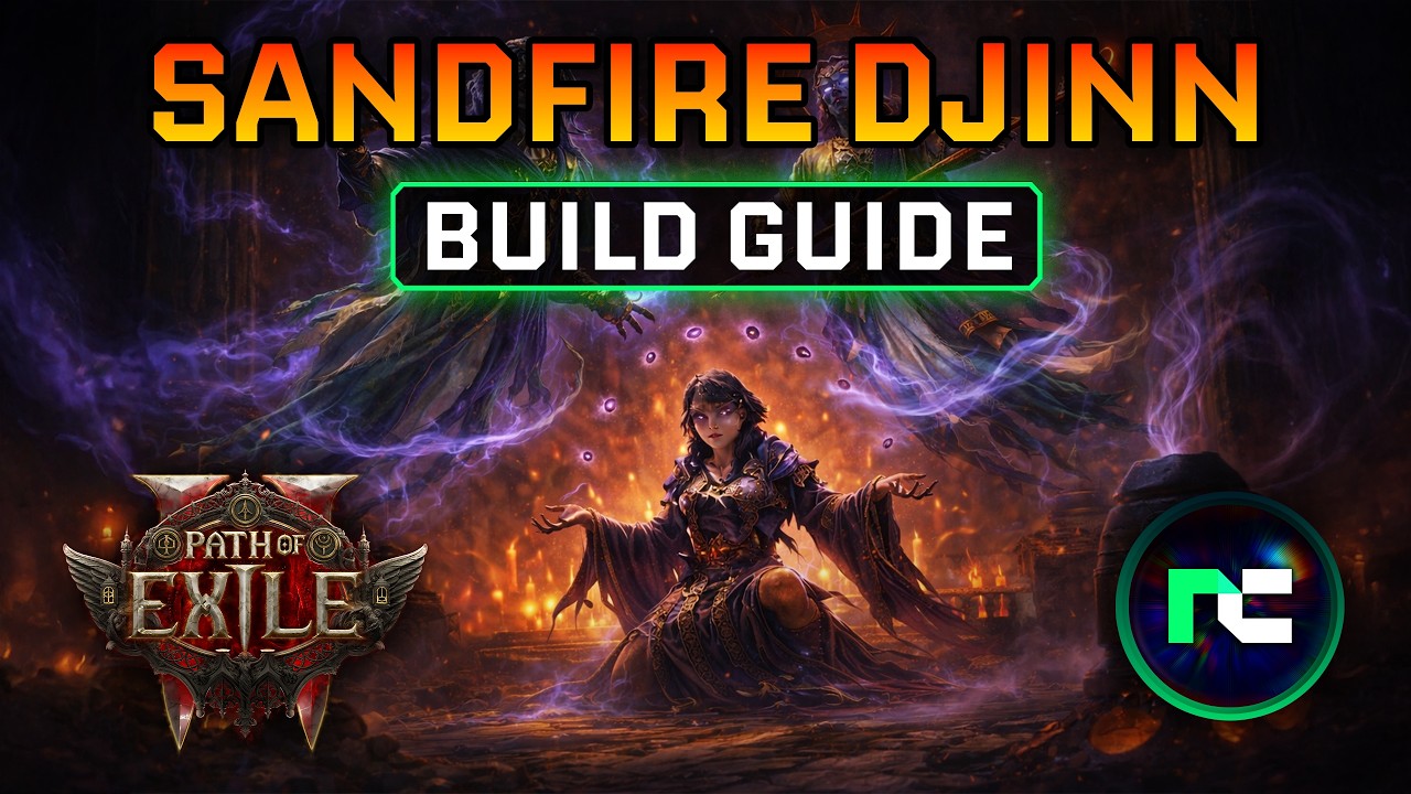 Sandfire Djinn Varashta Sorceress | 0.4 Endgame Build Guide | Path of Exile 2: Last of the Druids