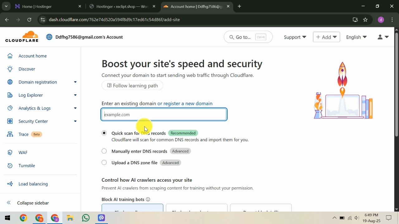 How To Connect Hostinger to Cloudflare