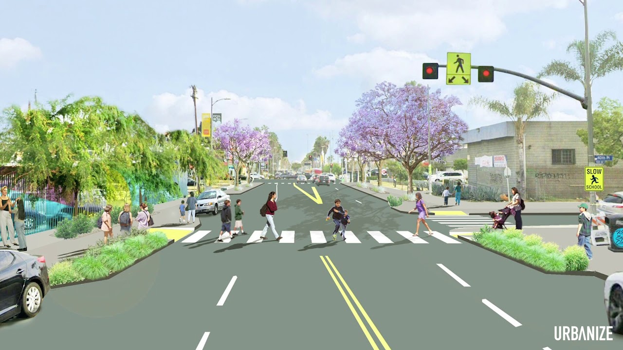 Streetscape and Safety Improvements Planned Around Exposition Park