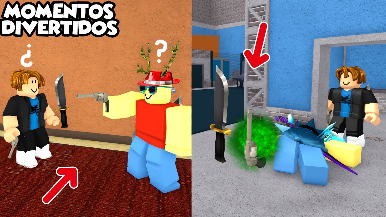 SOY 100% INVISIBLE en MURDER MISTERY 2 (Momentos Divertidos) Roblox MM2