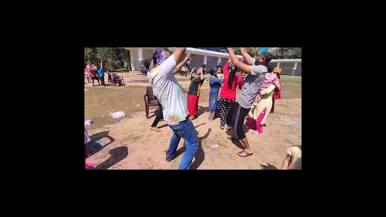 Yuppie!🌈Happy Dhulandi moments — colors of joy, splashes of happiness!🕺🕺🕺🕺🎊