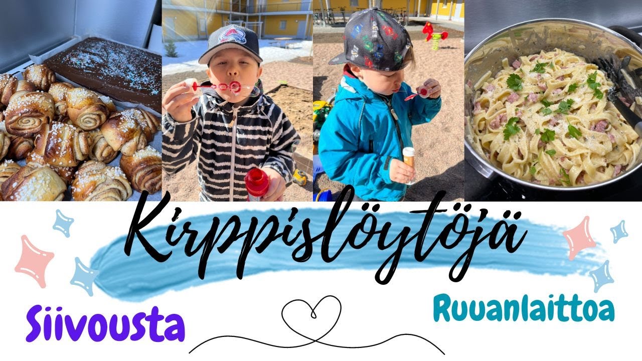 MEGA VLOGI / SUPER LÖYDÖT KIRPPIKSELTÄ / SIIVOA KANSSANI / VILAUKSIA UUDESTA KODISTA