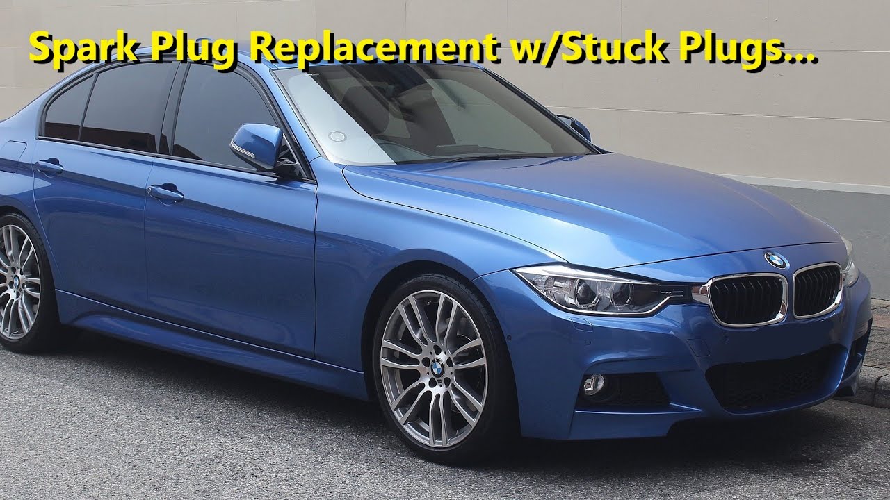 How to replace the spark plugs on a BMW F30 series car, 228i, 320i, 320i, 328i, 428, Z4, 528i, etc.