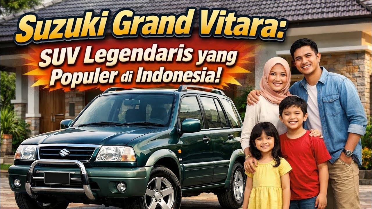 Suzuki Grand Vitara: SUV Legendaris yang Populer di Indonesia!