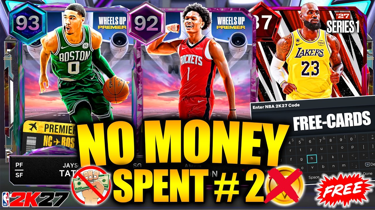 NBA 2K27 Без вложений #2 &mdash; Мы собрали БЕСПЛАТНЫЙ GOD-состав и коды шкафчиков в MyTeam!