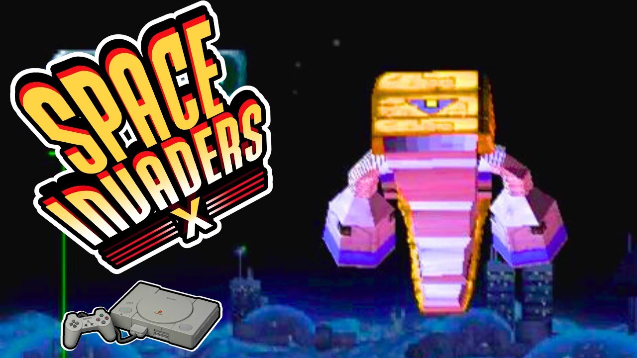 Space Invaders (🎮PS1) - ✨HD Longplay | No Commentary