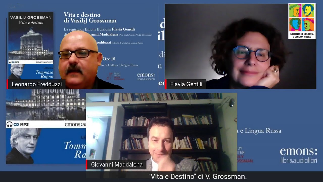 Presentazione dell'audiolibro "Vita e Destino" di V. Grossman, edito da Emons Edizioni.