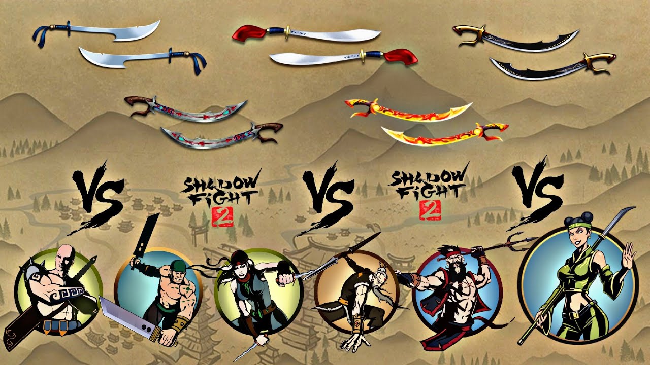 Shadow Fight 2 | All Sabers vs Wasp and Bodyguards