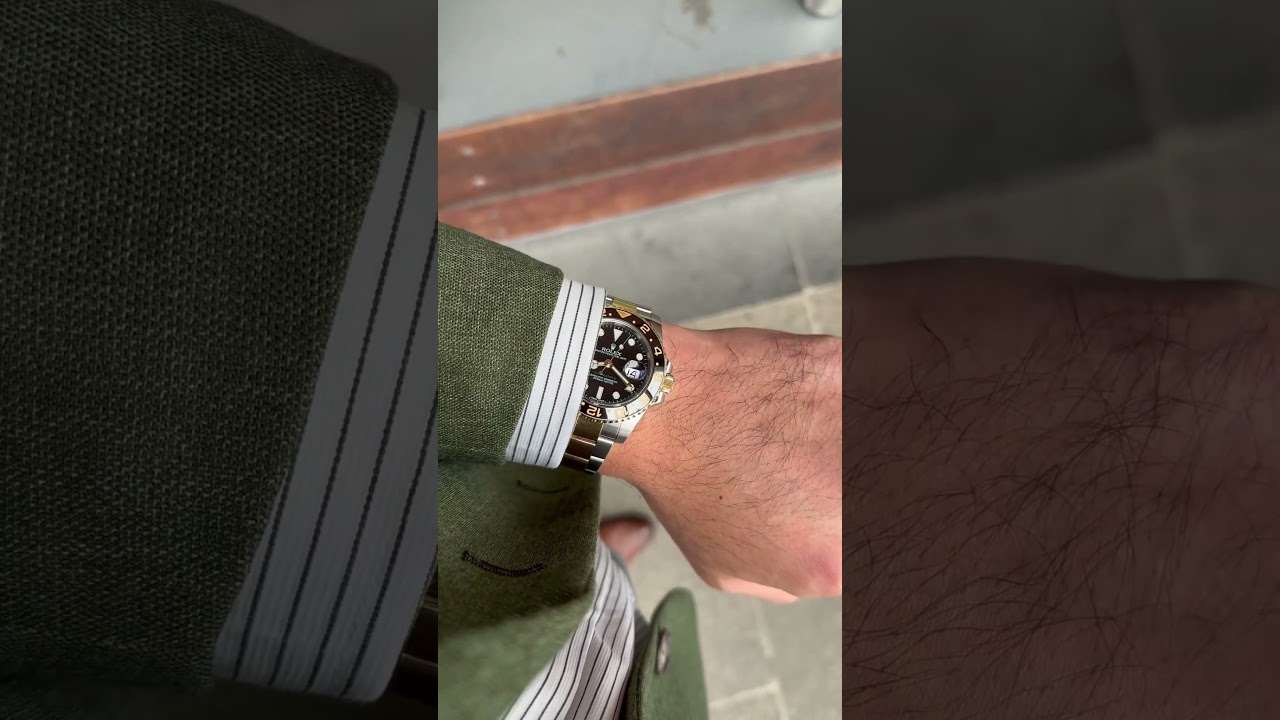 Rolex GMT Master II 116713LN Wrist Roll Compilation #shorts #rolex #rolexgmtmaster2