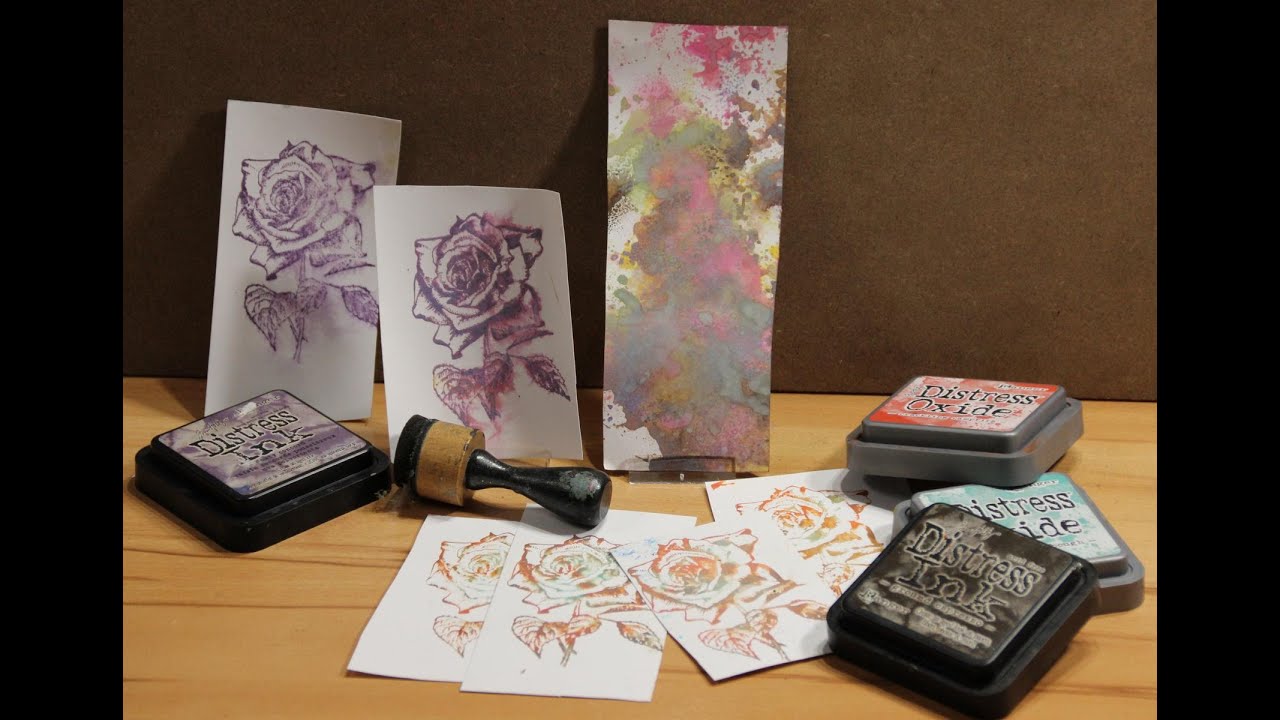 Distress Oxide vs Distress Ink, Eigenschaften u. Unterschiede f. Karten Cartes-d-Art by Sandra Huber