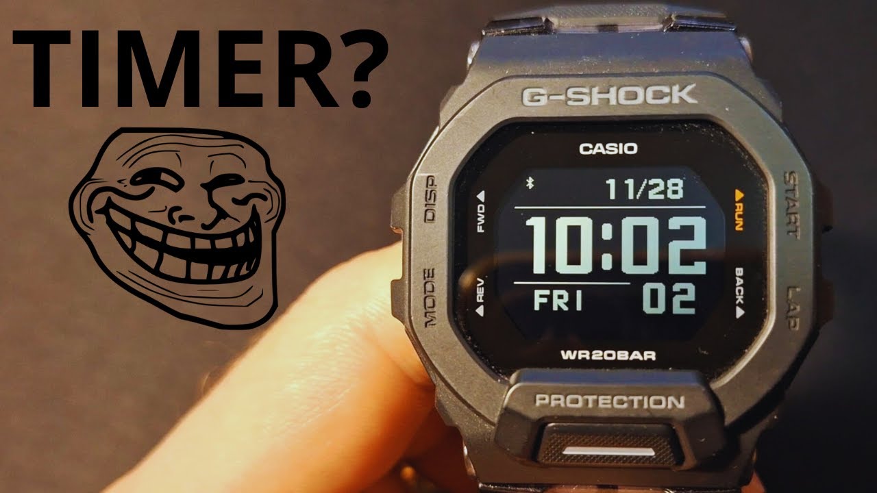 Jak ustawić TIMER (kt&oacute;rego nie ma) w Casio G-Shock GBD-200. Zegarek i aplikacja