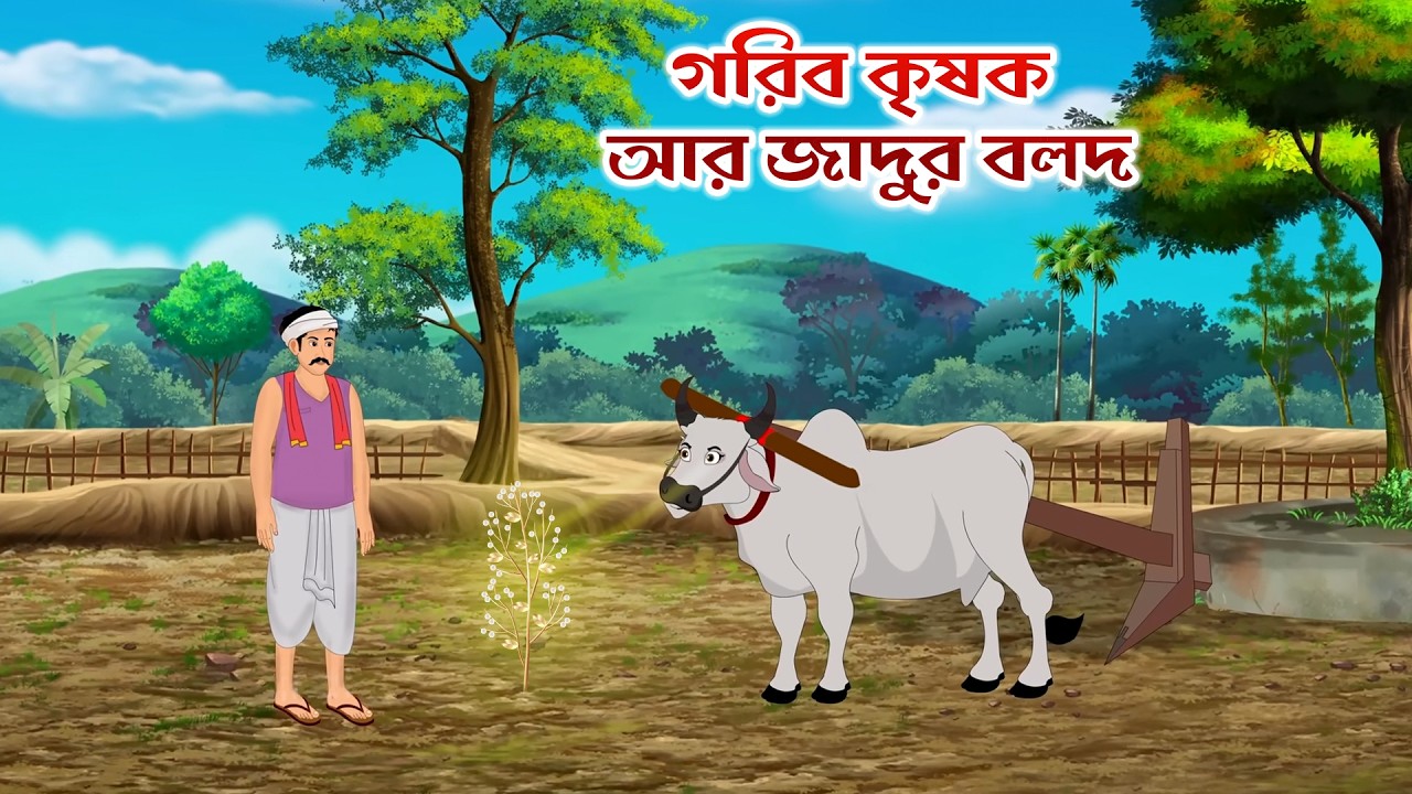রহস্যময় ষাঁড় ও জাদুকরী বীজ | Bangla story | bangla cartoon | Bengali Fairy Tales Cartoon