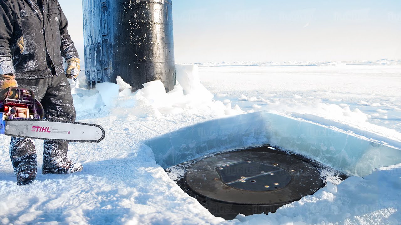 US Navy Crazy Technique to Rescue Stealthy Submarines Stuck Under Ice
