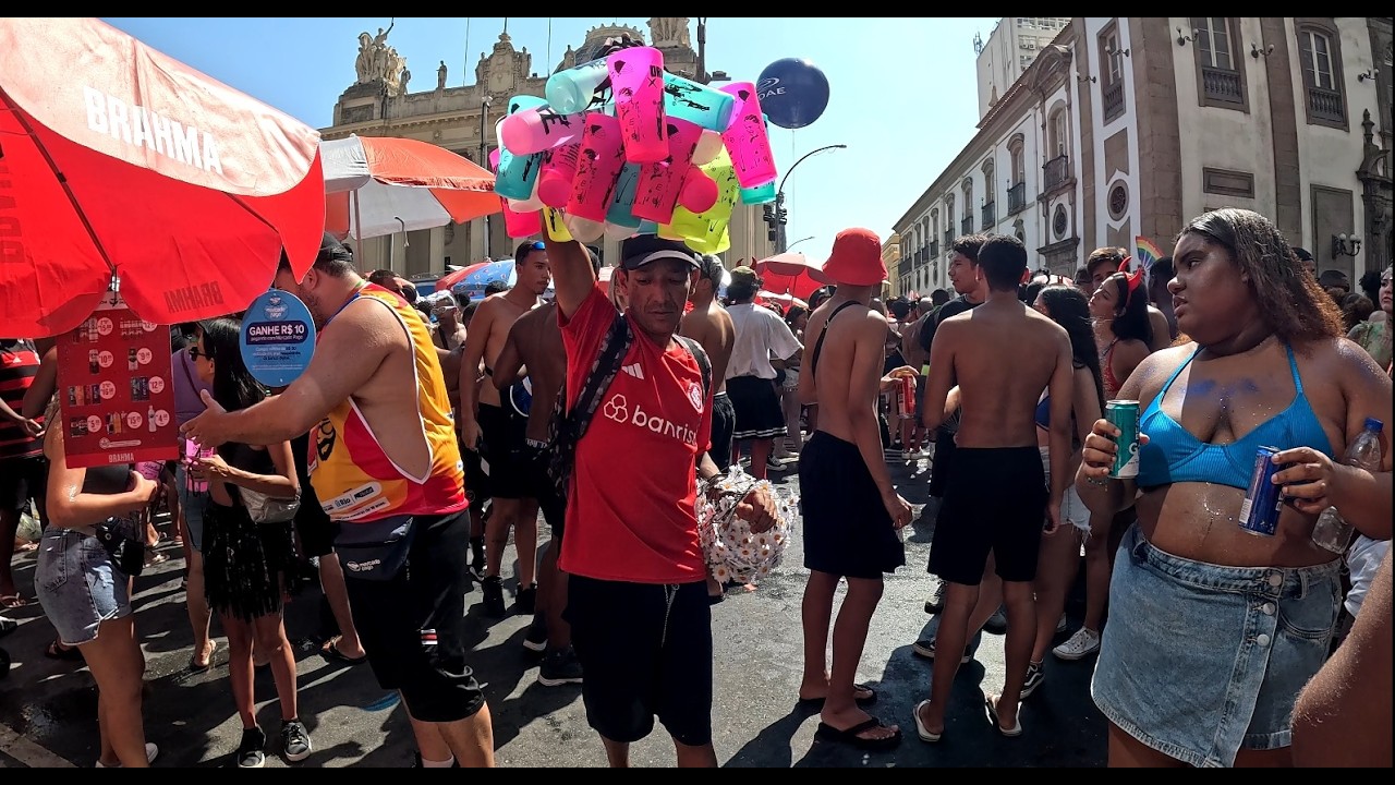 🎭 RIO DE JANEIRO 2025 | STREET CARNIVAL WALK | 4K ULTRA HD