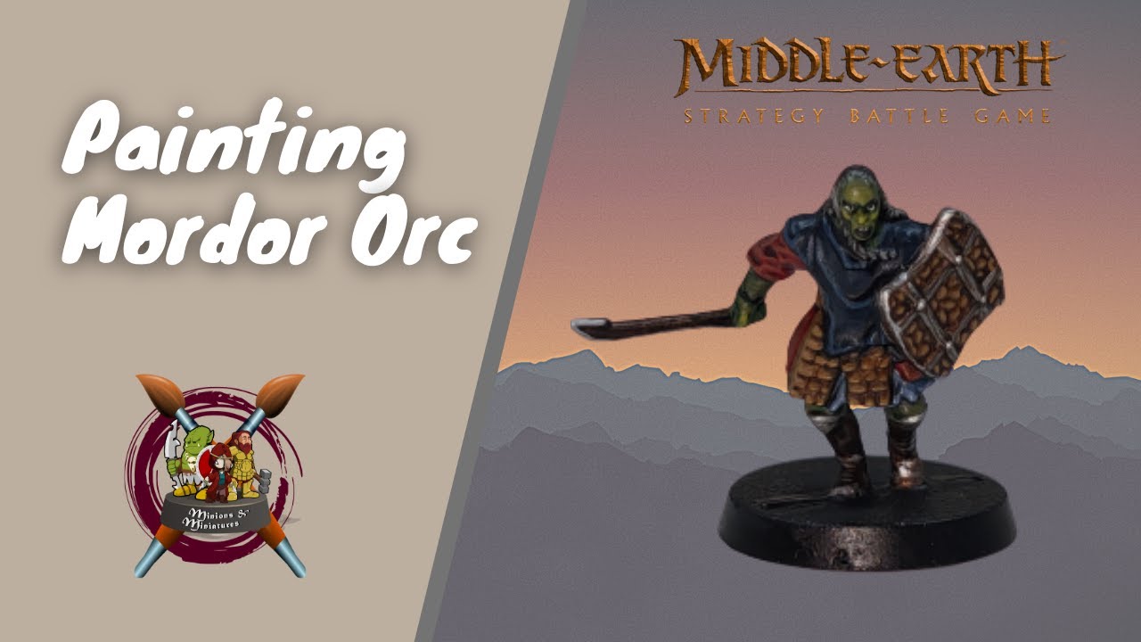 Painting Mordor Orc - Mini Time Lapse