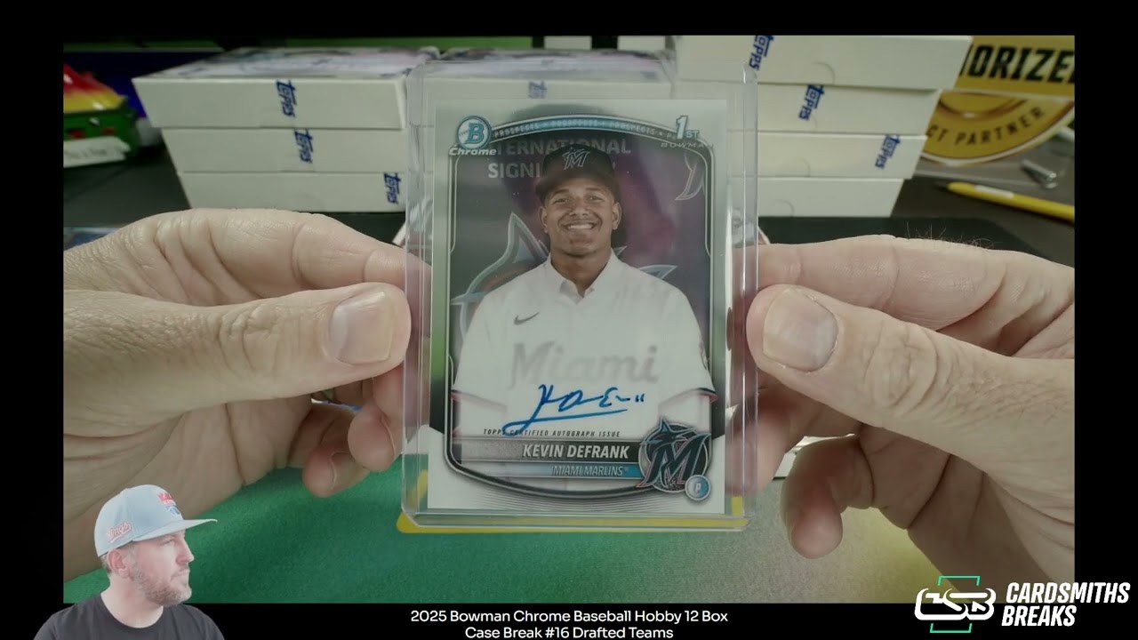 2025 Bowman Chrome Baseball Hobby 12 Box Case Break #16