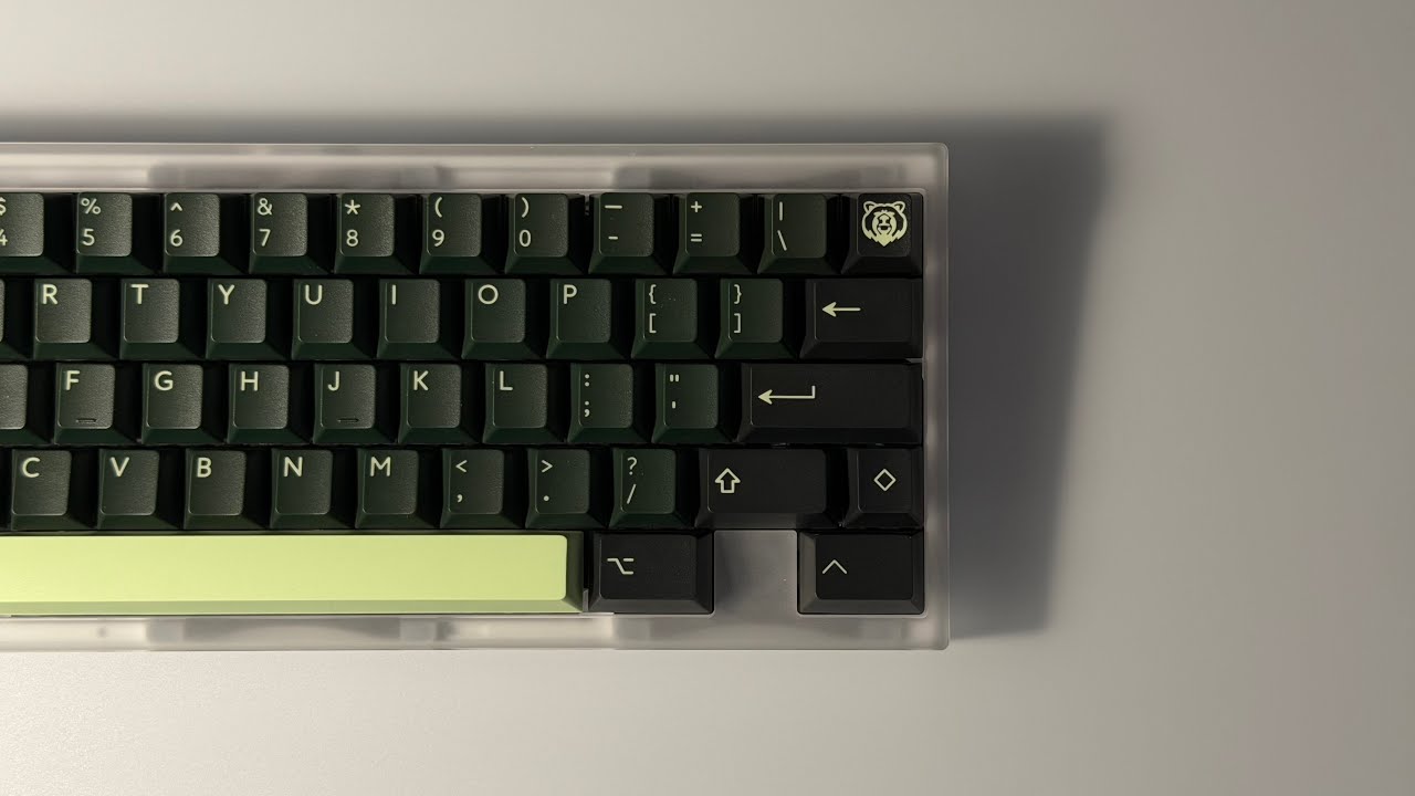 Qwertykeys QK60 R3 w/ HMX Latte Linears - “Greenhouse” (Sound Test)