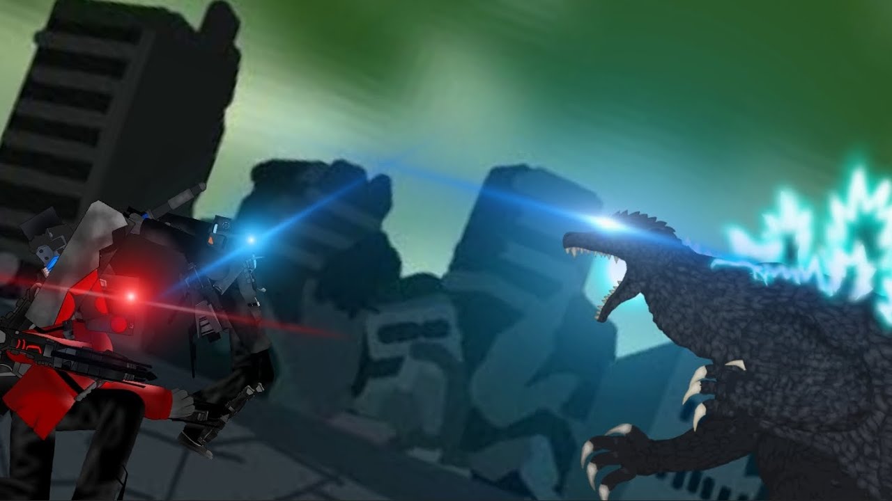 Titan Cameraman and Titan Speakerman Vs. Godzilla Final Wars | Fan animation