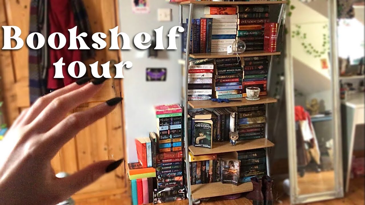 ASMR | BOOKSHELF TOUR ( 200 Subs)