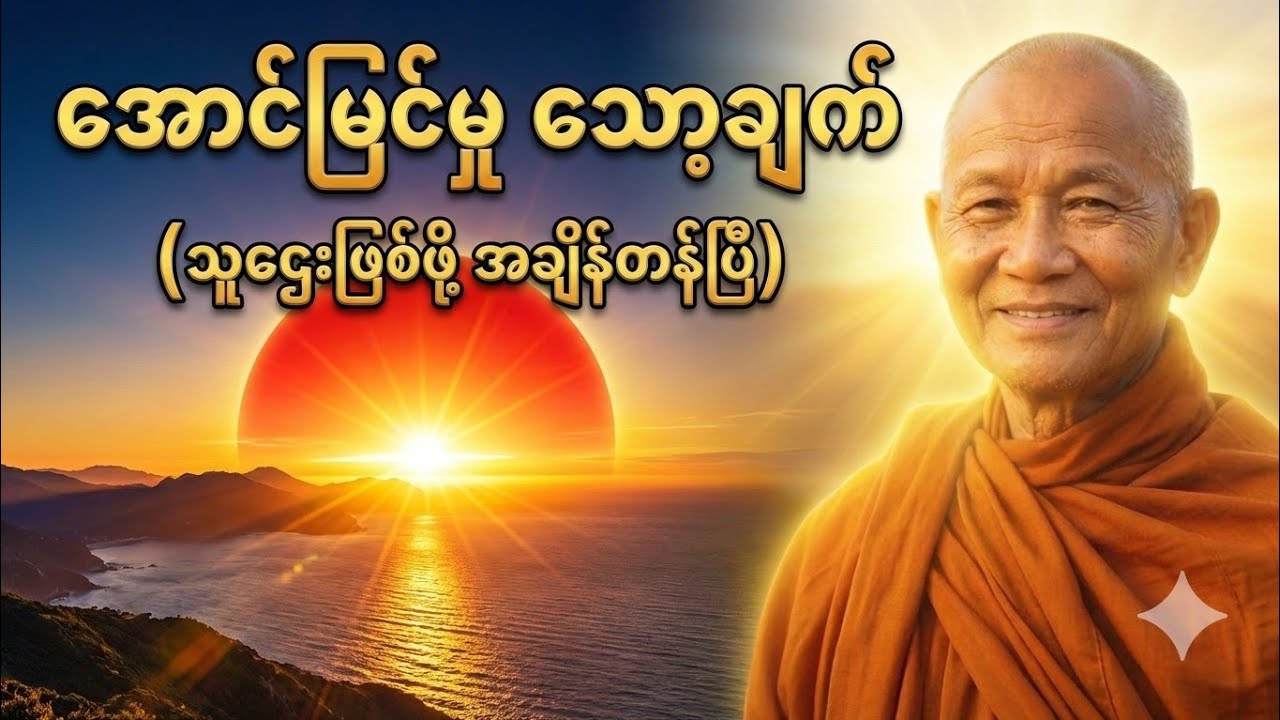 လူငယ်တွေ ဘဝအောင်မြင်ဖို့ ဘုရားစာပေကို ဘယ်လိုသုံးမလဲ?