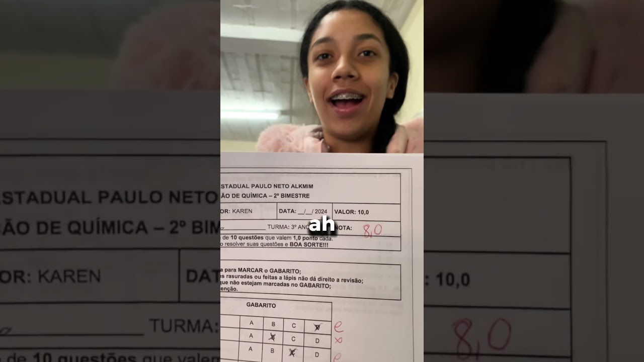 Veja a reação dos meus alunos recebendo as notas da prova de Química😂#escola #professora #alunos