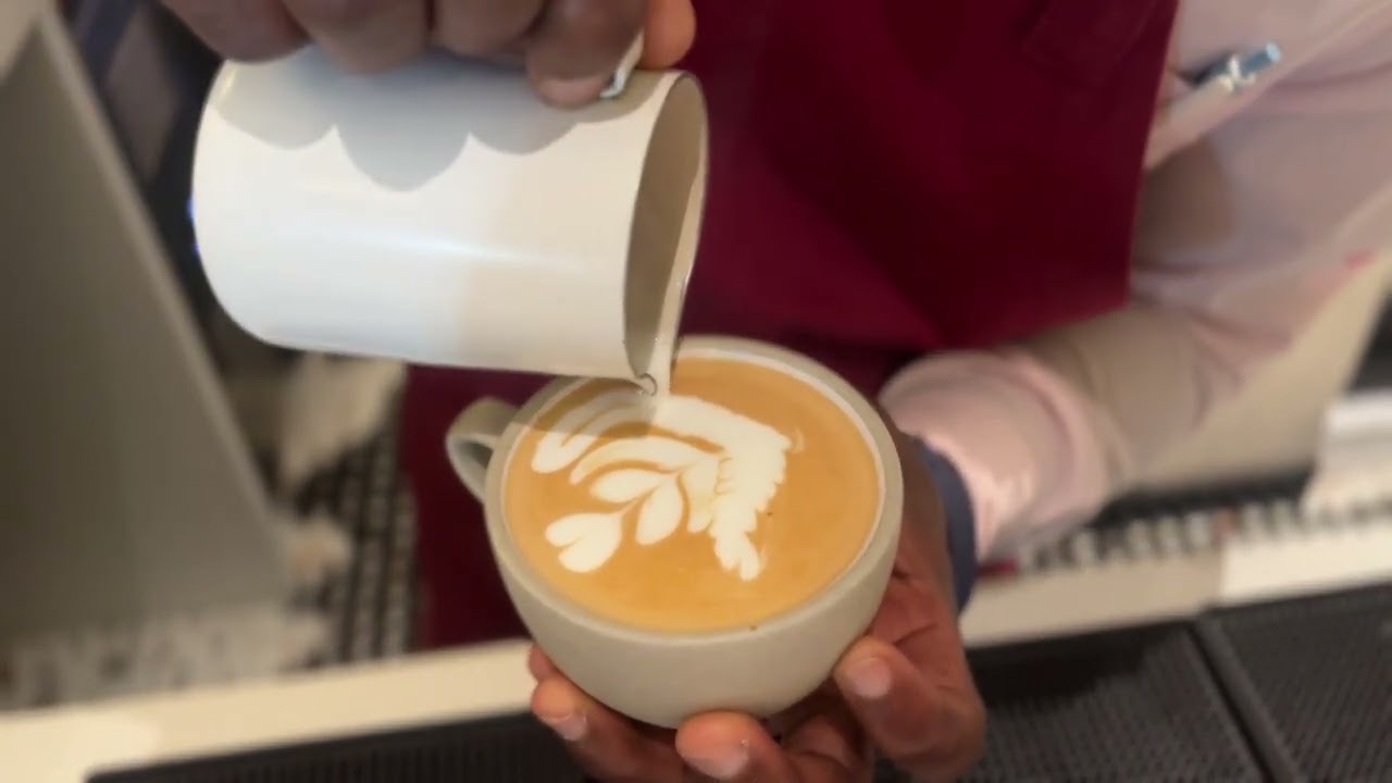 Latte art of today 