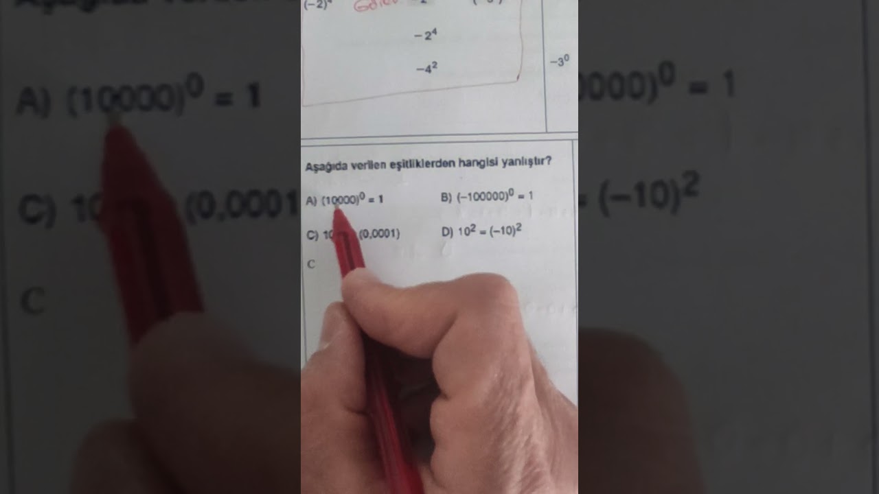 Üslü Sayılar,  Özellikler,  8.sınıf  02