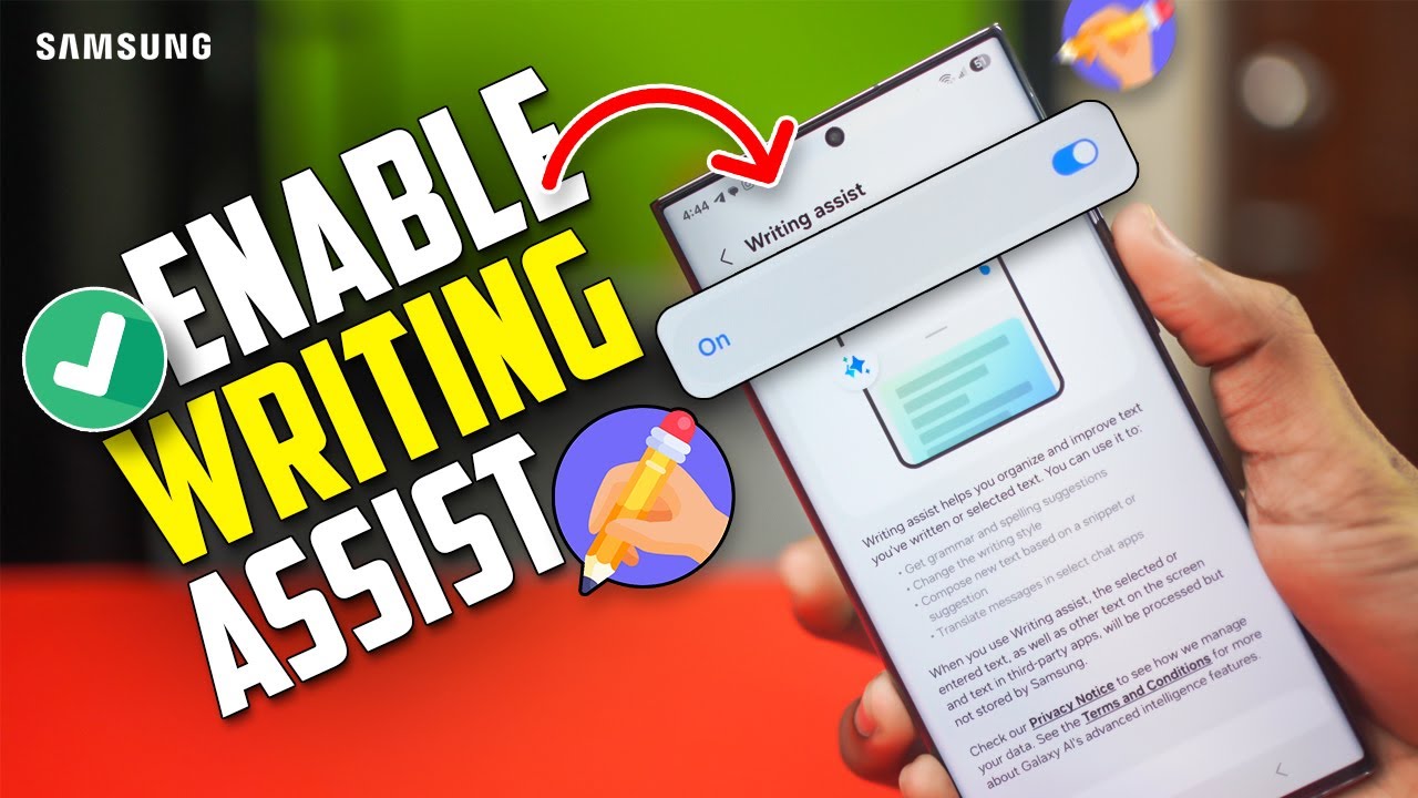 How to ENABLE Writing Assist on Samsung | Samsung Tips