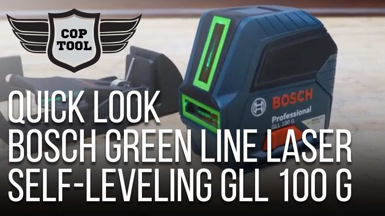 Bosch Green Line Laser Self-Leveling GLL 100 G - Coptool Quick Look