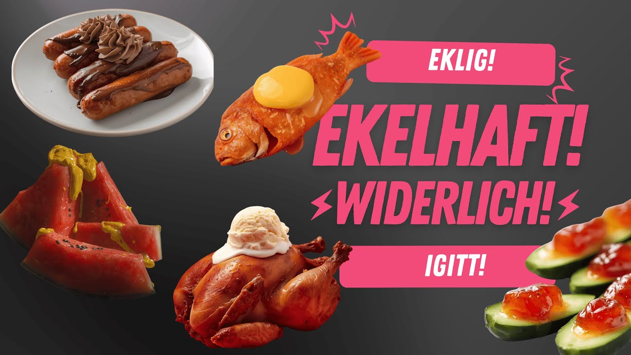 Das Essen LIED | Das ist EKELHAFT! | The food song in German | Disgusting or not?