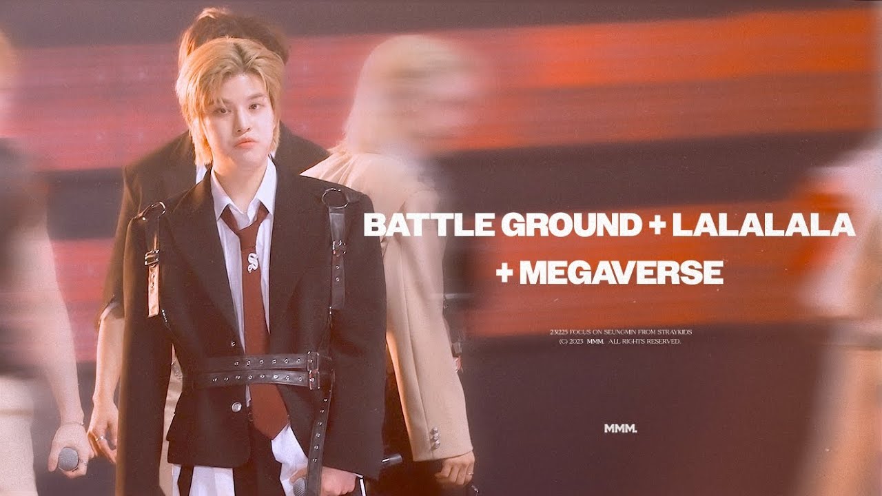 231225 SBS 가요대전 - BATTLE GROUND + 락(樂) + MEGAVERSE 승민 FOCUS (Stray Kids SEUNGMIN FanCam)
