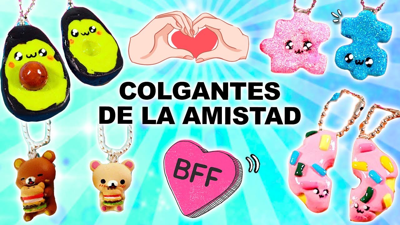 Los MEJORES COLGANTES de la AMISTAD KAWAII 💍  IDEAS para regalar a TU MEJOR AMIGA 👯‍♀️  BFF