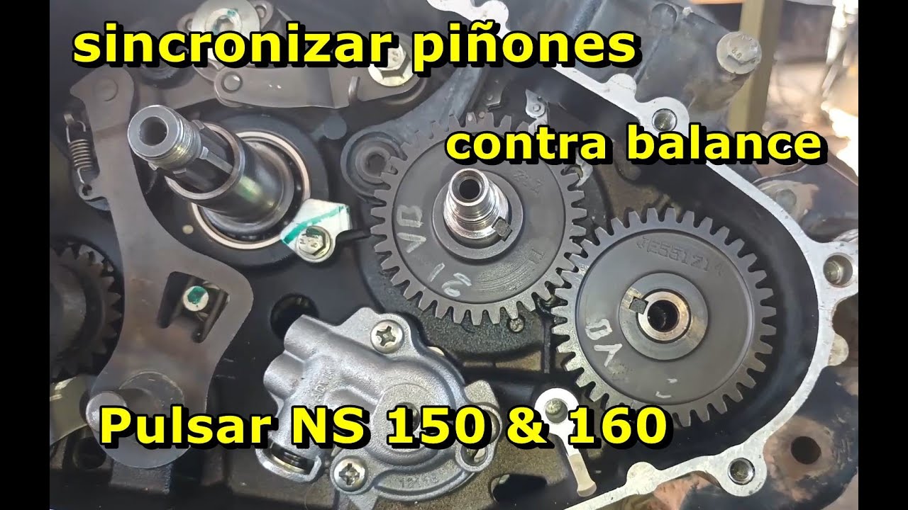 ✨ Como colocar piñones de contra balanceo o contra peso de Pulsar NS 150 & 160 ✨