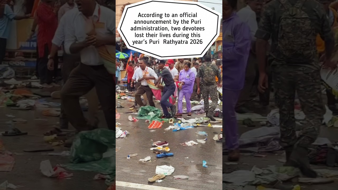 Stampede-like Situation During Puri Rath Yatra 2026//#shorts