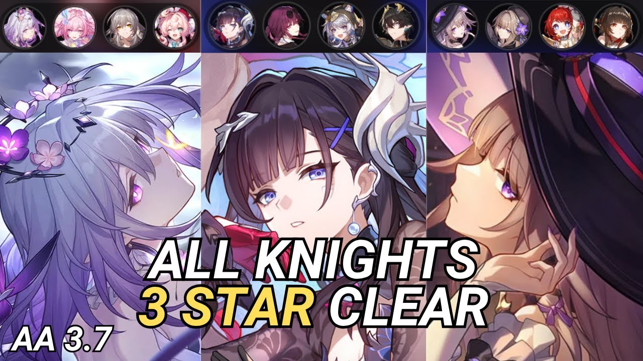 3 Star All Knights Anomaly Arbitration 3.7 | Honkai: Star Rail