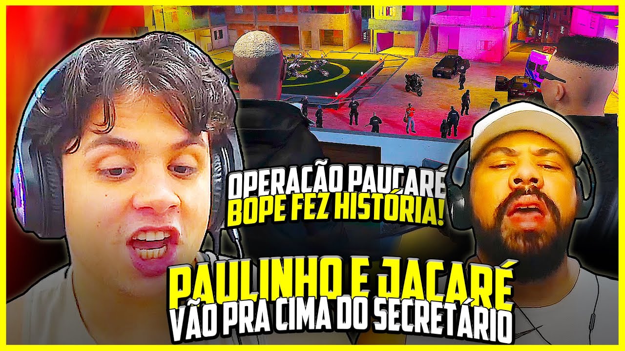 O BOPE fez HISTÓRIA! PAULINHO E JACARÉ vão processar o SECRETÁRIO na CAPITAL CITY GTA RP