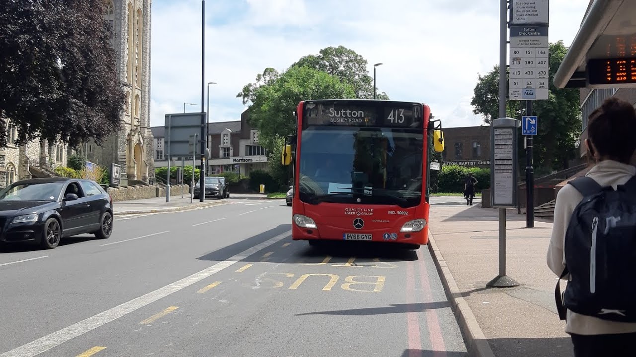 Journey on the 413. BV66GYG. MCL30092. Quality Line Mercedes-Benz Citaro C2.
