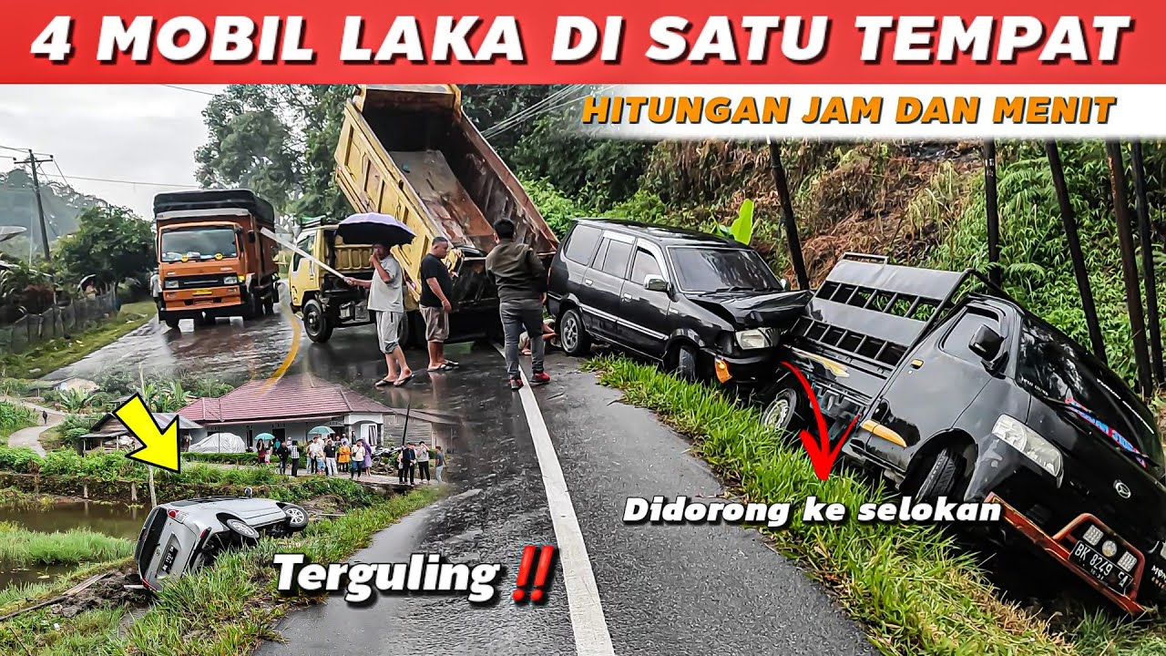 KE-4 MOBIL INI MENGALAMI KECELAKAAN DI TEMPAT YANG SAMA 😨