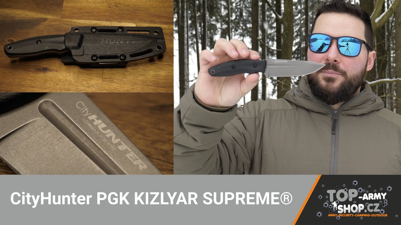 Nůž s pevnou čepelí CityHunter PGK KIZLYAR SUPREME® Rigad