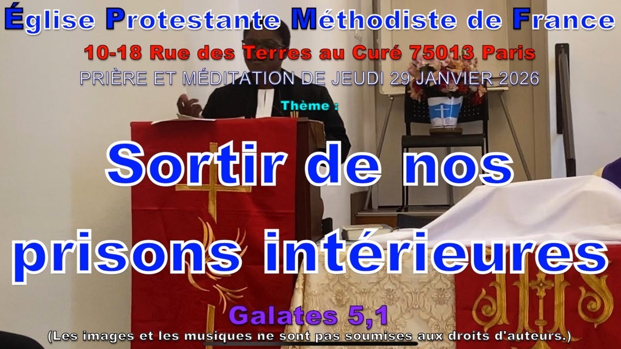 E P M F   PRIÈRE ET MÉDITATION DE JEUDI 29 JANVIER 2026
