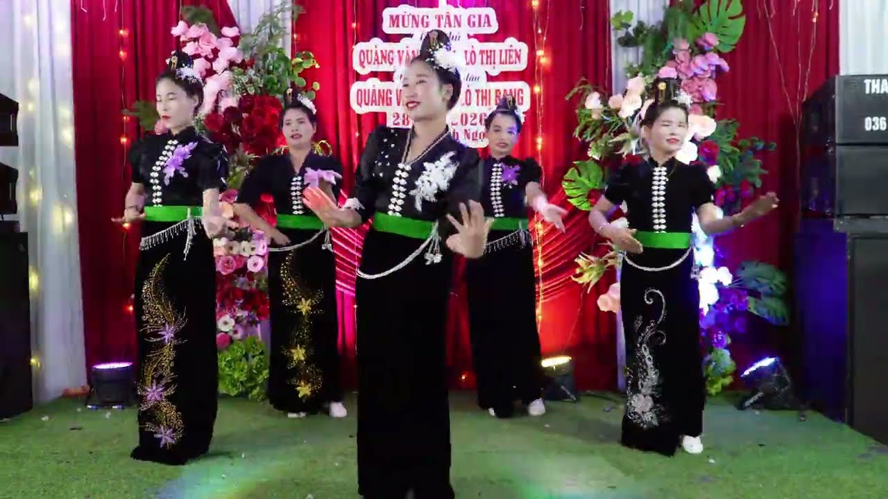 Múa Lăm Tơi - ĐVN Bản Co Nôm - Mừng Tân Gia GĐ Thanh Liên & Minh Bang Bản Nôm - Thanh Yên