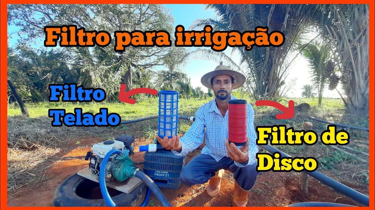 Instalando filtro de disco e filtro telado na irrigação de gotejamento//A importância dos filtros.